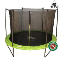 Батут DFC JUMP 14ft складной, сетка, чехол, green (427см)