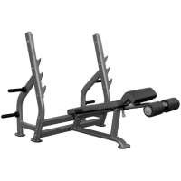 Олимпийская скамья с отрицательным наклоном, со стойками AeroFit Impulse Techno IT7016
